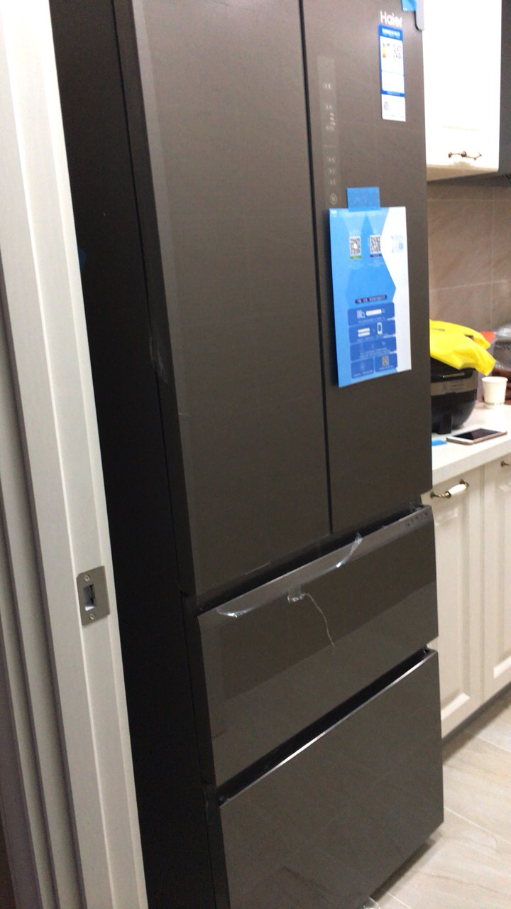 haier海尔 bcd-336wdgns法式四门冰箱 风冷无霜 变频一级 节能静音