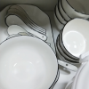 LICHEN 景德镇餐具碗碟套装简约欧式碗盘碟家用A款方形55件套晒单图