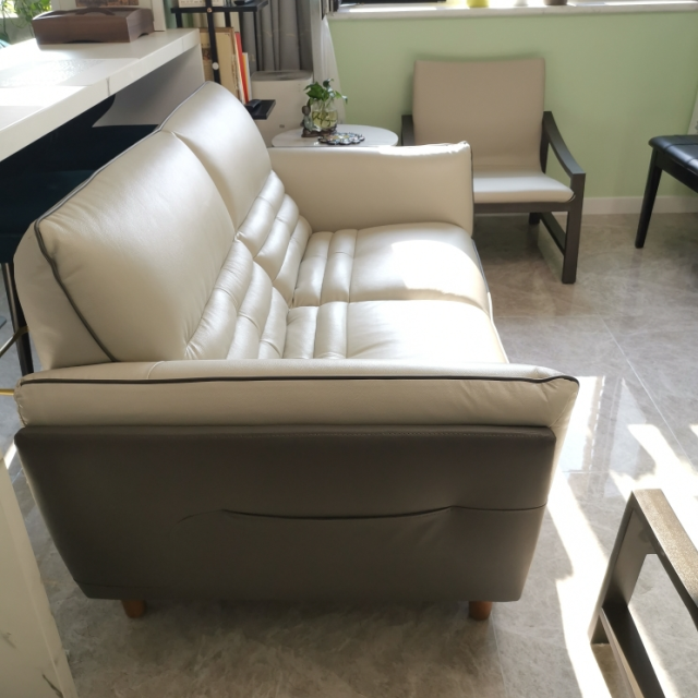 > 顾家家居(kuka) 真皮沙发头层牛皮北欧大小户型客厅组合皮艺家具