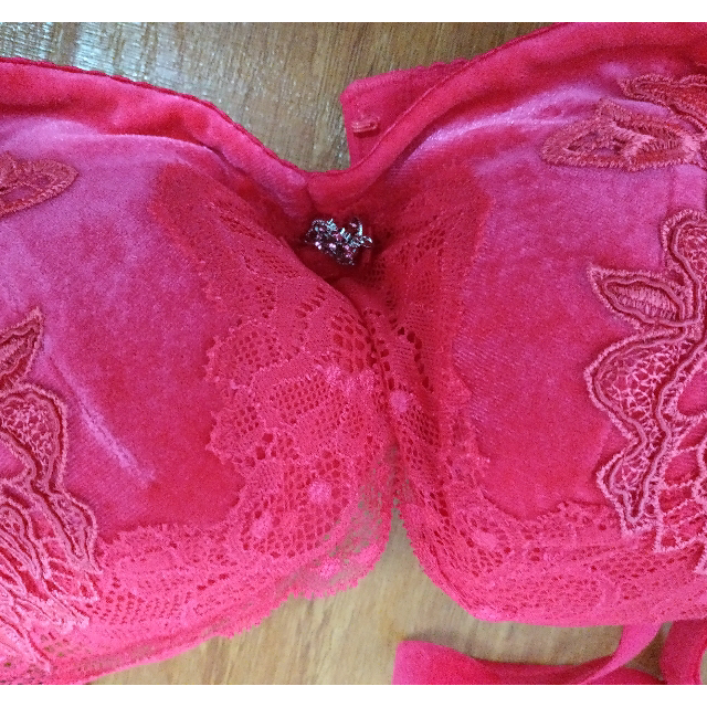 > 莎莲妮性感雅致镂空雕花丝绒刺绣中厚模杯文胸 85b 桃红商品评价 >