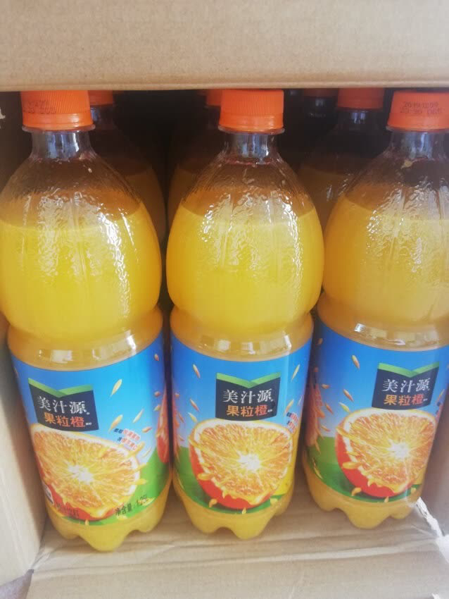 美汁源(minute maid) 果粒橙 420ml*12瓶 含果肉 果汁饮料 可口可乐