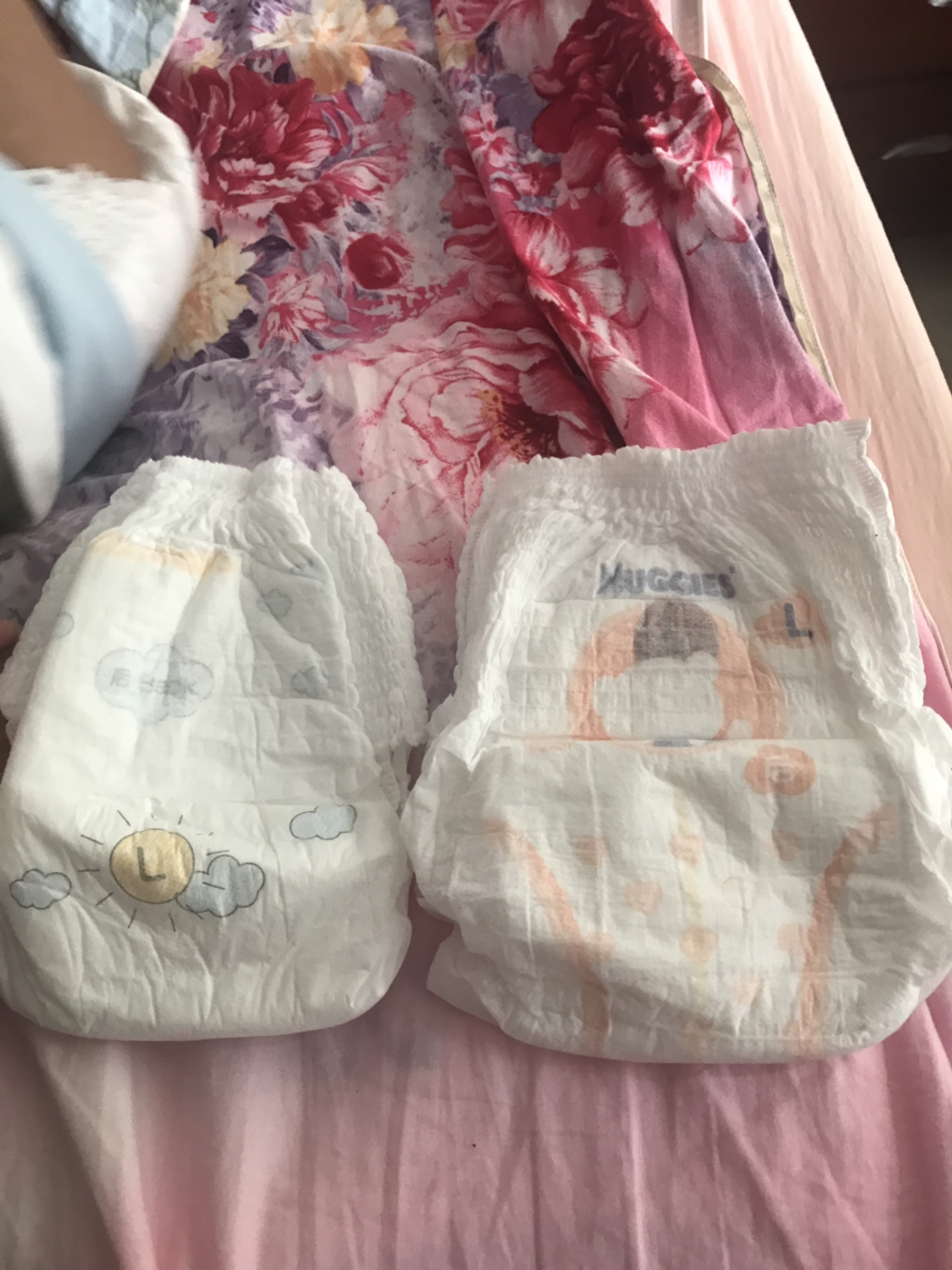 好奇(huggies)金装拉拉裤 小猪佩奇纸尿裤 婴儿尿不湿 成长裤 大码l88