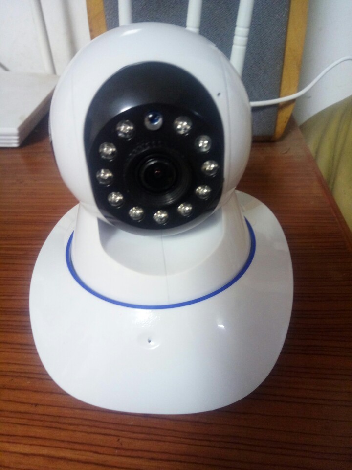 无线监控器摄像头家用手机远程wifi监控室内外高清夜视摄像机套装晒单