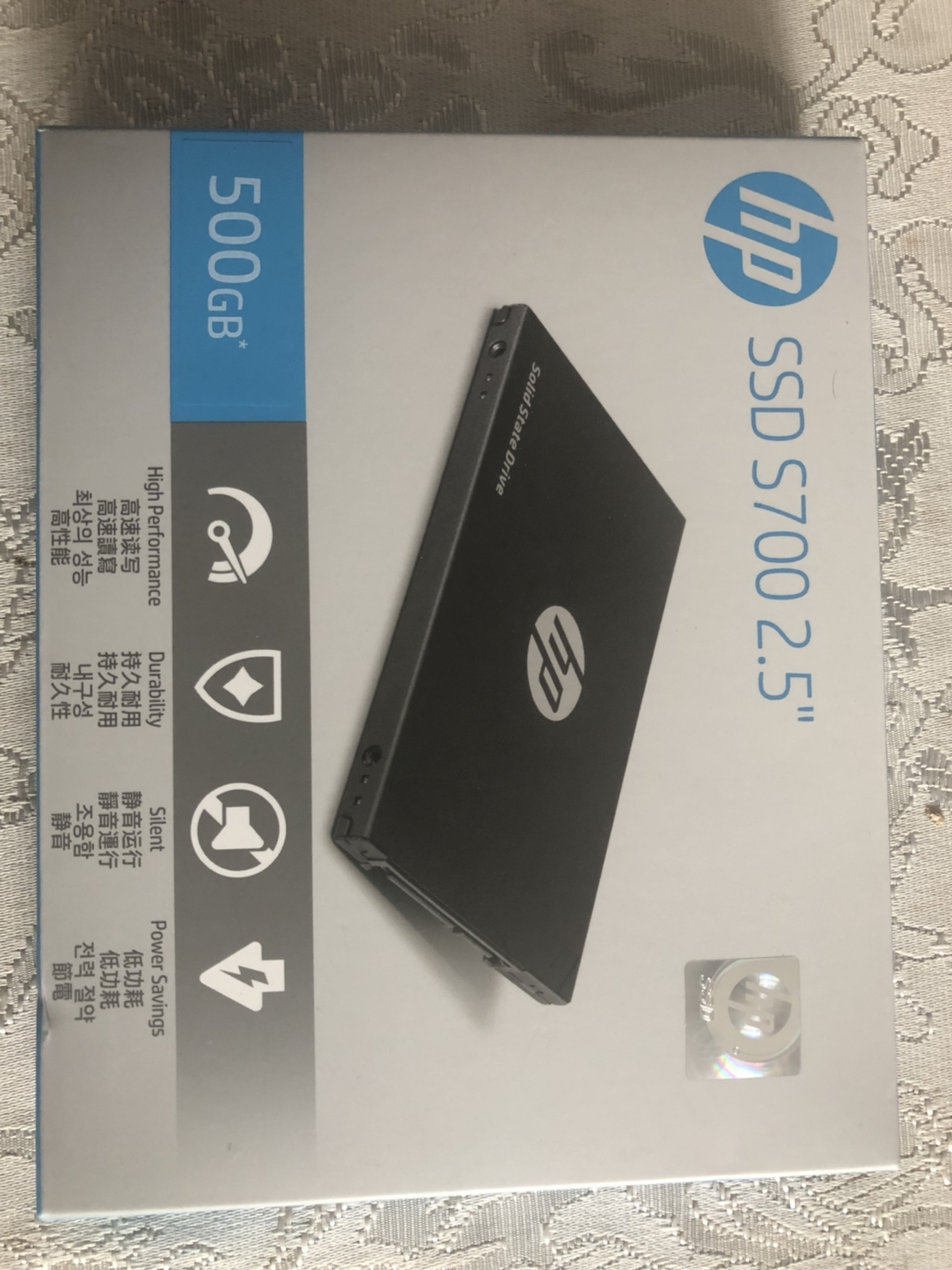 惠普(hp) s700系列 500g sata接口 台式组装机笔记本电脑ssd固态硬盘