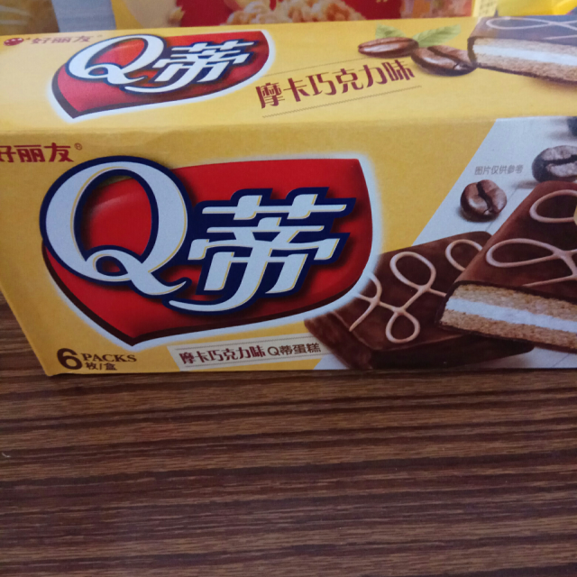 满199减120好丽友q蒂摩卡巧克力味蛋糕2枚6枚12枚甜点心休闲零食