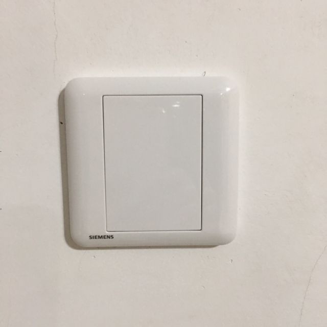 86型五孔带开关电脑空调皓睿玉釉白系列墙壁大面板插座玉釉白空白面板