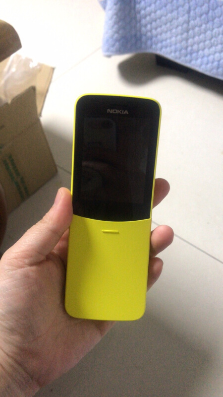 诺基亚 nokia 8110 移动联通4g手机 黄色 直板按键 双卡双待 经典复刻