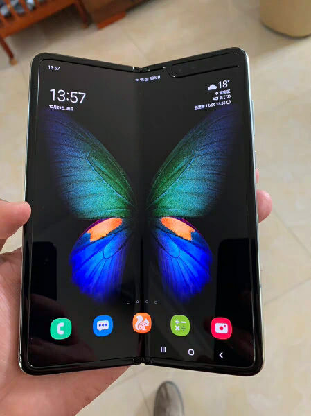 三星galaxy fold (f9000) 折叠屏4g手机 12gb 512gb(夜雾银)国行正品