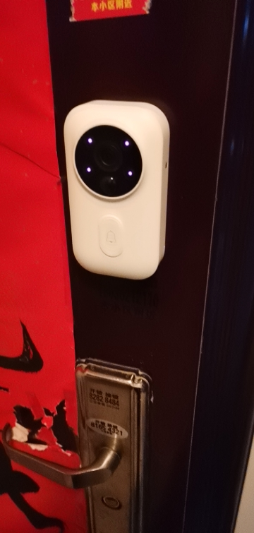 小米米家可视门铃智能视频家用监控猫眼摄像头门铃套装晒单图