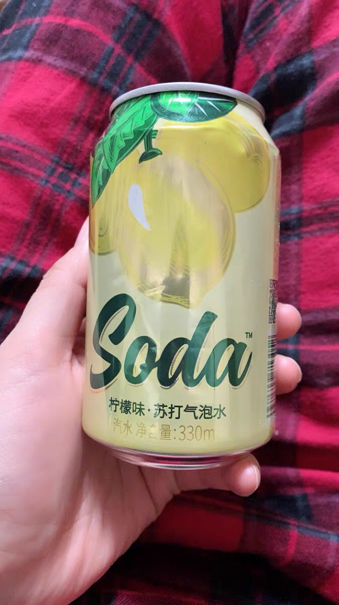 【名仁】檸檬味蘇打水氣泡水無糖飲料0卡0脂蘇打汽水整箱330ml*24罐