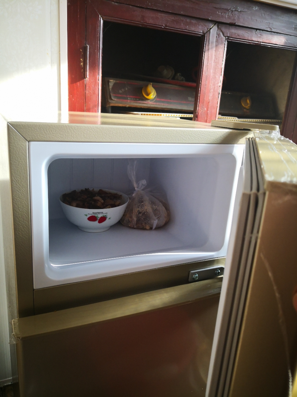 日樱(riying)bcd-82m 82升 双门冰箱 小型家用 电冰箱直冷 冷藏冷冻