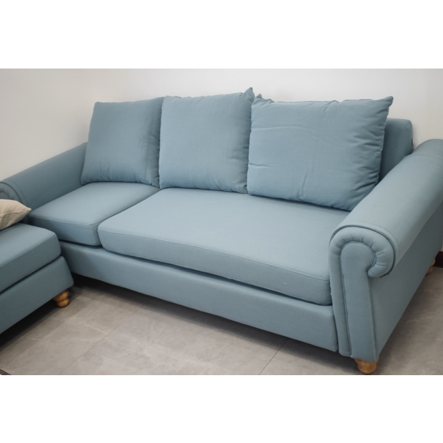 全友家居 美式小户型可拆洗布艺沙发 布艺沙发 102306高清大图|实物图