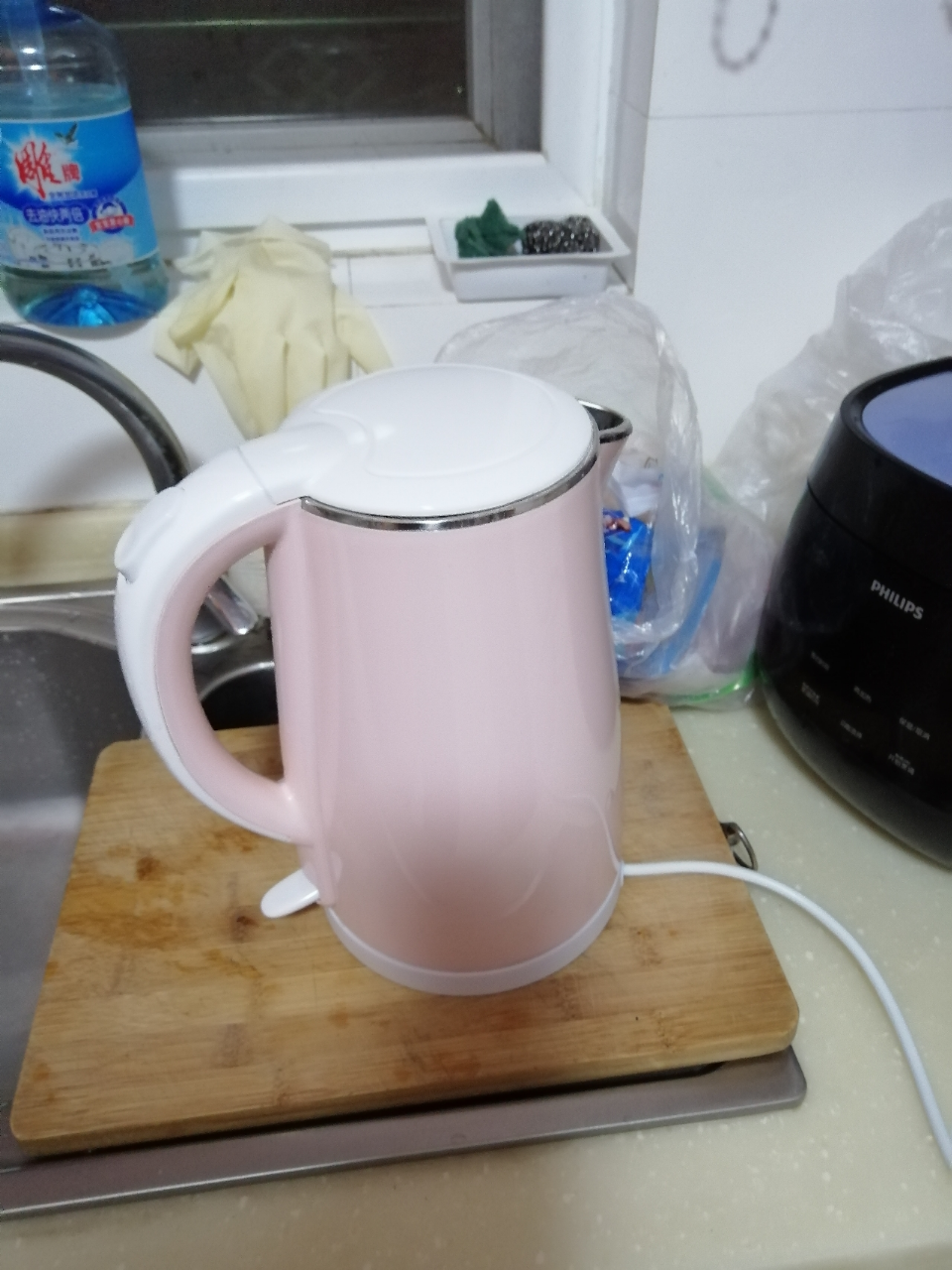 7l大容量1800w大功率304不锈钢防烧干电热水壶高温消毒暖水壶烧水壶