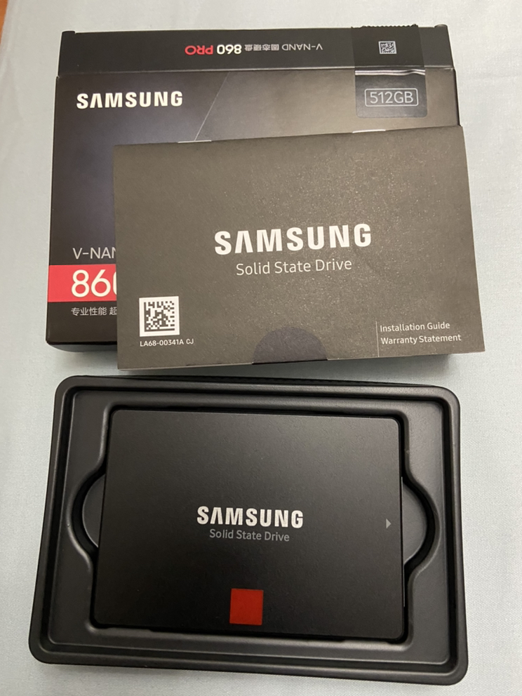 三星(samsung) 860 pro 512gb sata接口2.