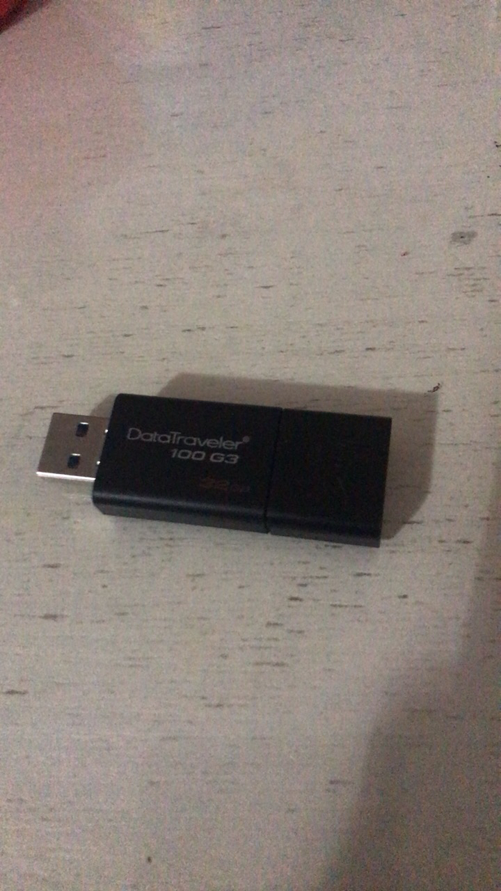 金士頓(kingston)32gb u盤 dt100g3 推拉高速優盤usb3.0 黑色曬單圖