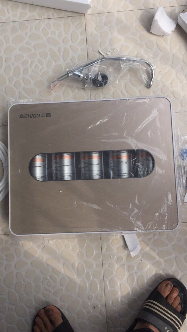 志高(chigo)净水器cg-b4 家用直饮厨房台下式超滤净水器净水机 无桶大