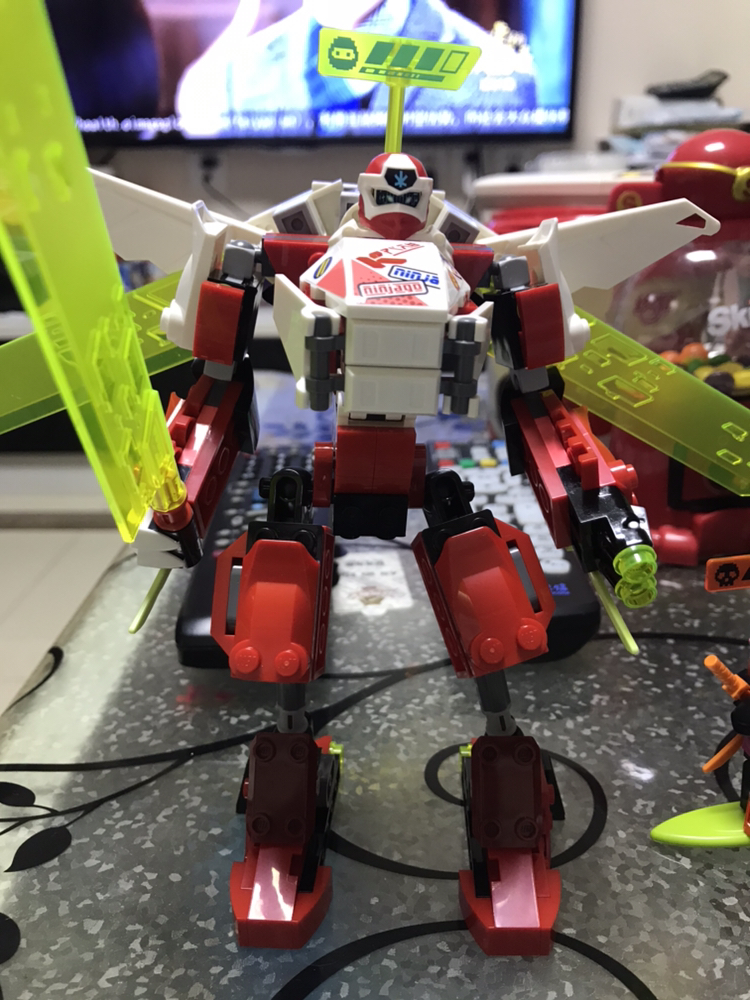 lego乐高20年1月新品71707 凯的机甲喷气式飞机益智拼插玩具积木晒单