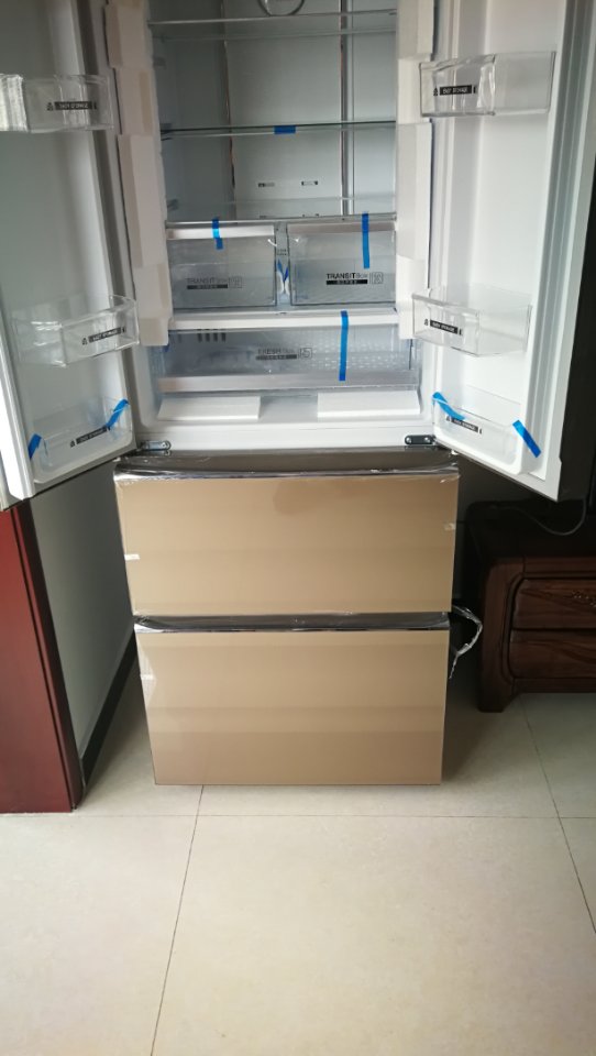 美菱(meling) bcd-368wupba 368升m鲜生 多门冰箱 变频无霜 玻璃面板