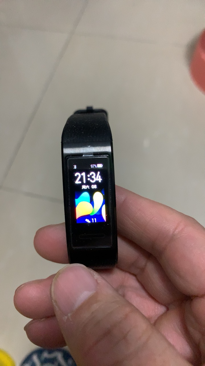 华为手环4 pro 曜石黑 运动手环 智能手环(血氧饱和度检测 nfc智能