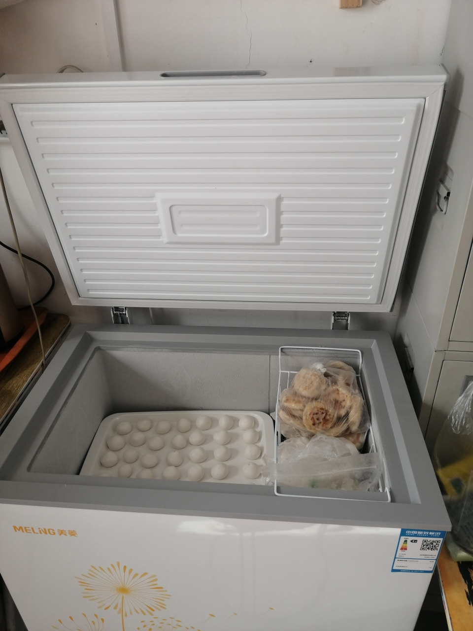 142升 卧式冷柜 小型家用商用保鲜冷藏冷柜顶开门单温冰柜卧式冰箱柜