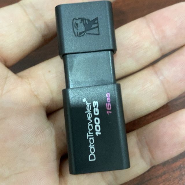 金士顿(kingston)16gb u盘 dt100g3 推拉高速优盘usb3.0 黑色