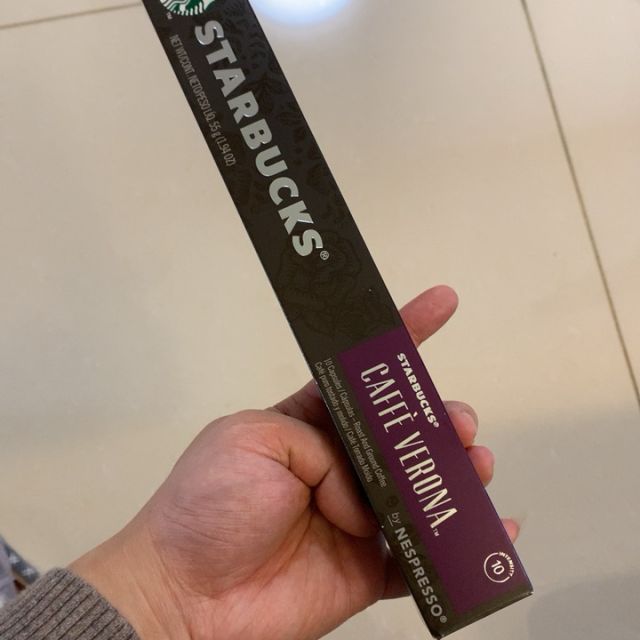 星巴克(starbucks) 佛罗娜(caffe verona)浓缩咖啡 咖啡胶囊55g(内含1