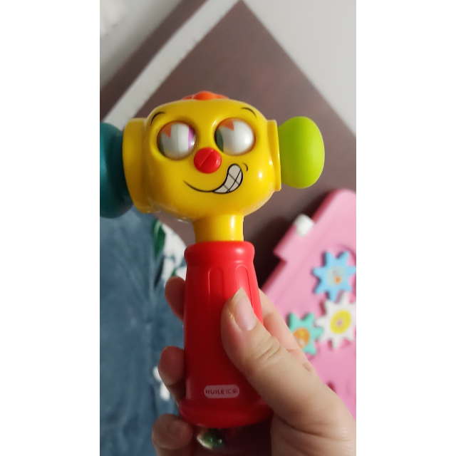 汇乐玩具huiletoys逗乐变幻锤767宝宝打地鼠敲打玩具音乐大号