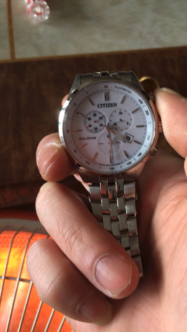 西铁城(citizen)手表男士日韩品牌 光动能商务休闲防水男表 at2140-55