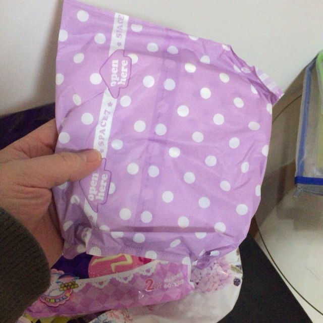 七度空间(space 7) 超薄萌睡裤6包12条套装 裤型卫生巾夜用 m-l码