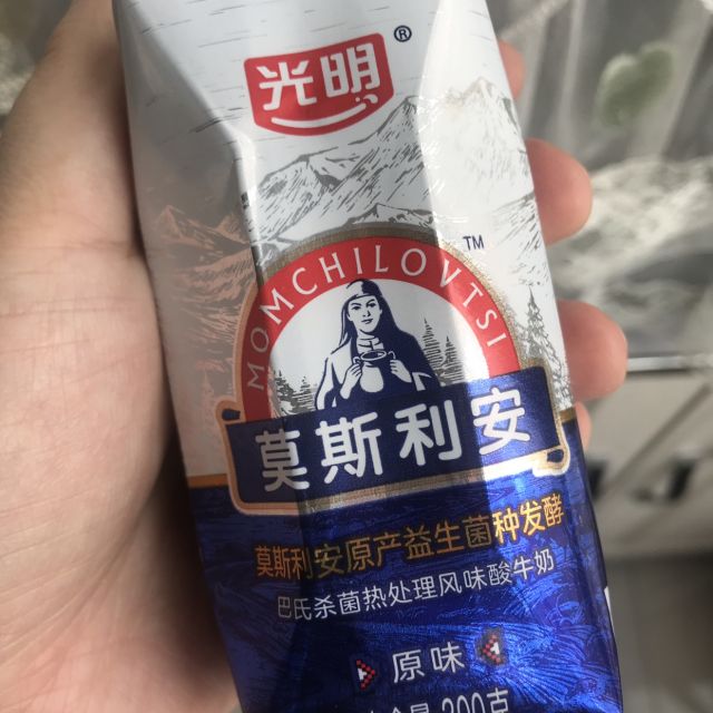 光明莫斯利安原味酸牛奶原味酸奶家庭装200g24盒装