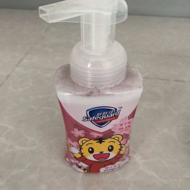 舒肤佳泡沫儿童洗手液巧虎樱花225ml抑菌999洗去999细菌勤洗手爸爸去