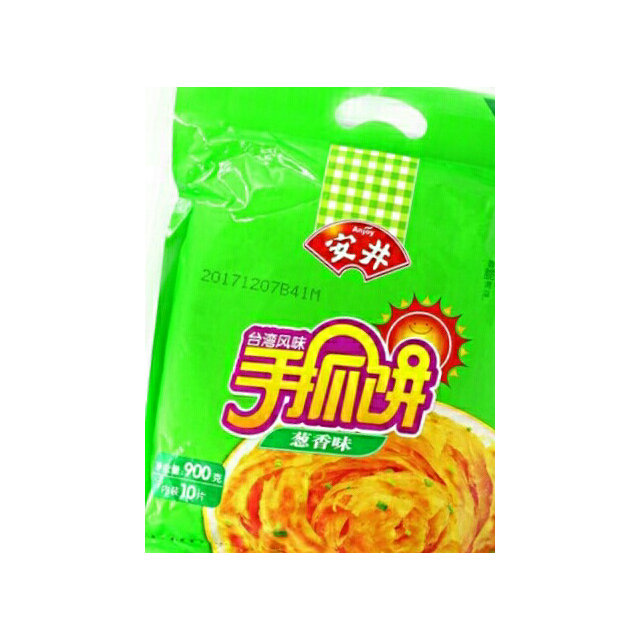 安井袋装手抓饼葱香900g