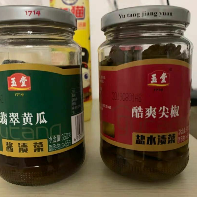 玉堂酱园酱菜酱黄瓜咸菜下饭菜瓶装山东济宁特产腌制酱黄瓜小黄瓜