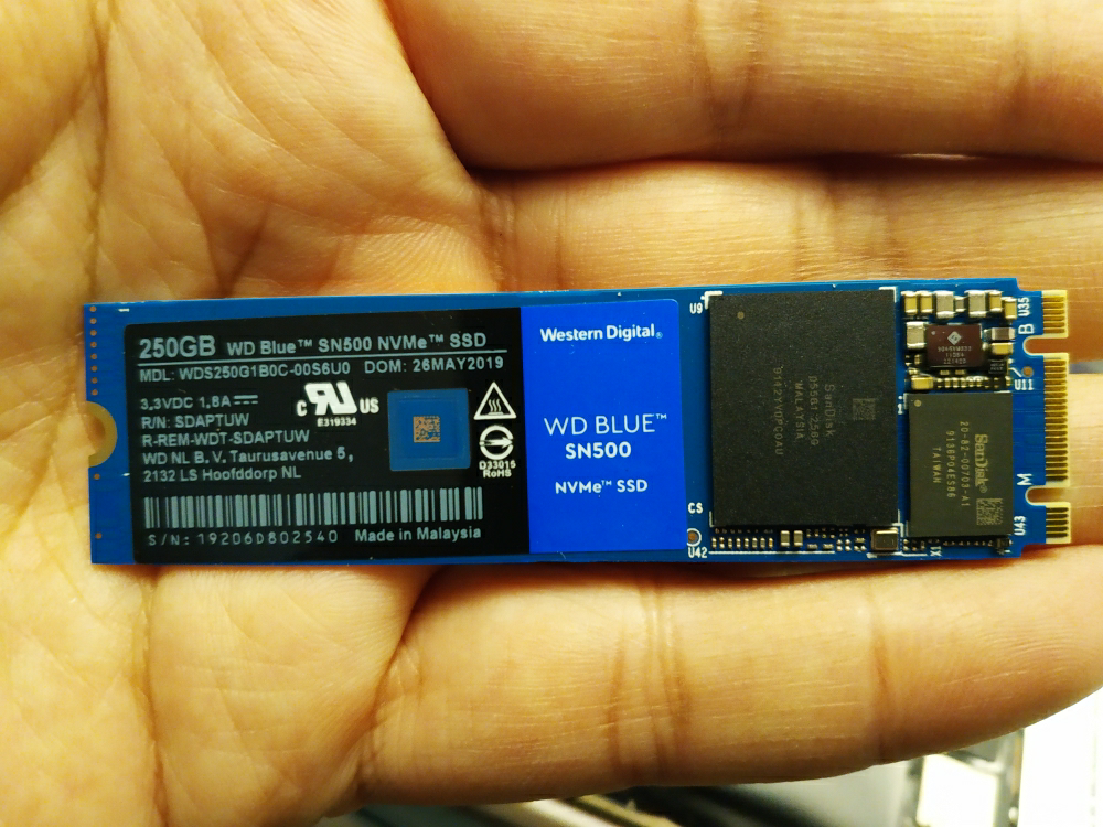 西部数据(western digital)250gb ssd固态硬盘 m.