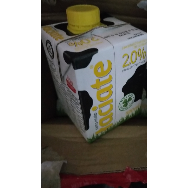laciate兰雀脱脂牛奶2脂肪500ml8波兰进口全脂高钙学生牛奶