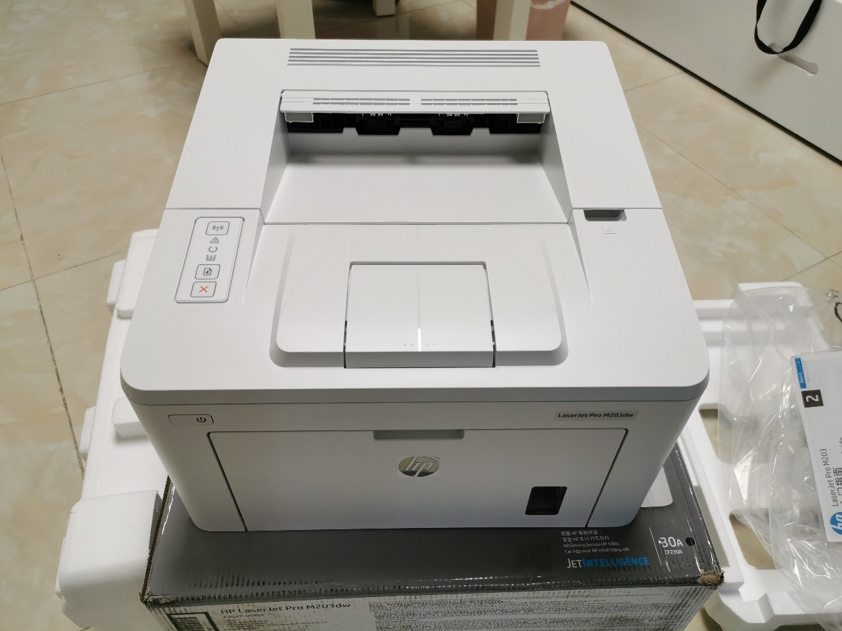 hp惠普 m203dw黑白激光打印机自动双面无线打印机家用办公wifi打印