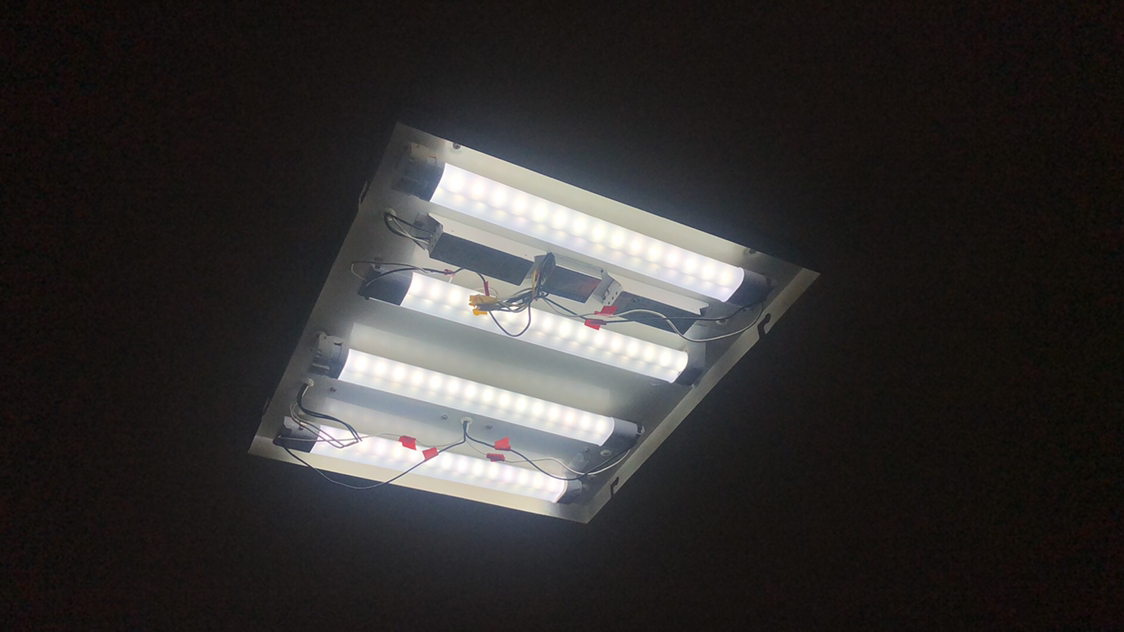 欧普照明 led灯管h管一体化日光灯节能全套改造长条高亮贴片光源 14w