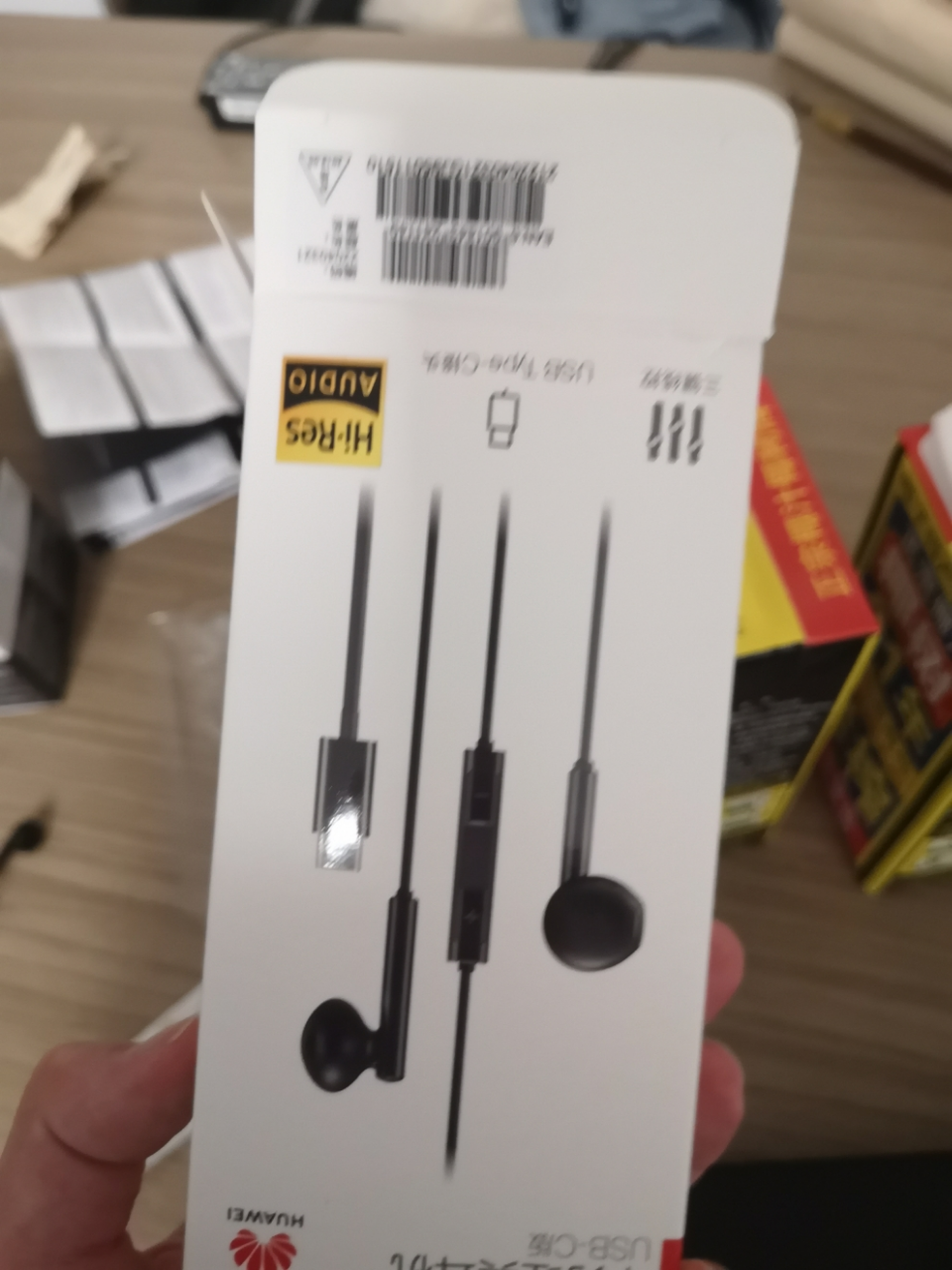 华为(huawei)华为经典耳机( type-c版)cm33 原装耳机入耳式线控type-c