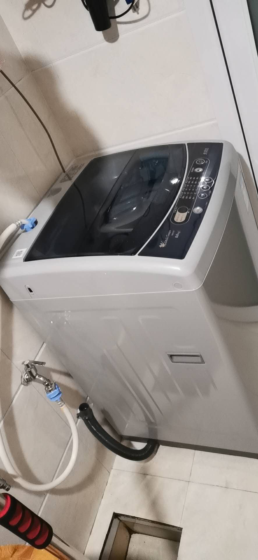 小天鹅 (littleswan)tb80v320 8公斤kg宿舍家用 全自动波轮洗衣机 非