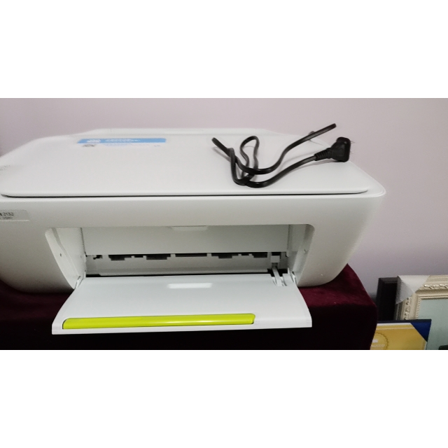 惠普(hp) deskjet 2132 彩色喷墨一体机家用多功能打印机一体机(打印