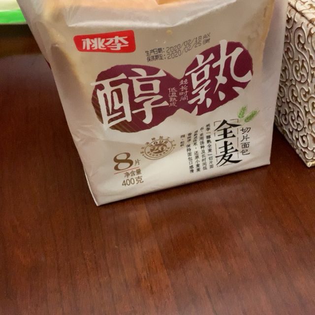 桃李醇熟全麥400g袋