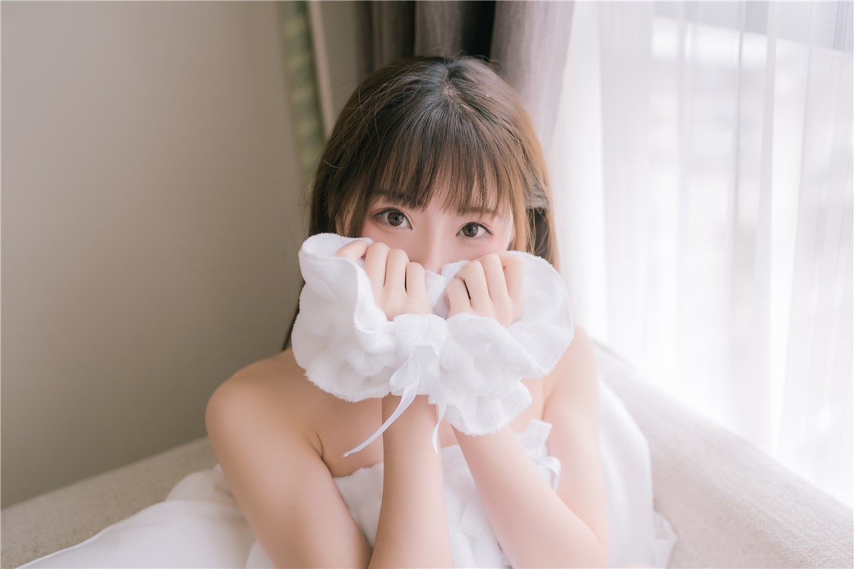 【兔玩映画】vol.18-纯白浴巾 兔玩映画 第20张