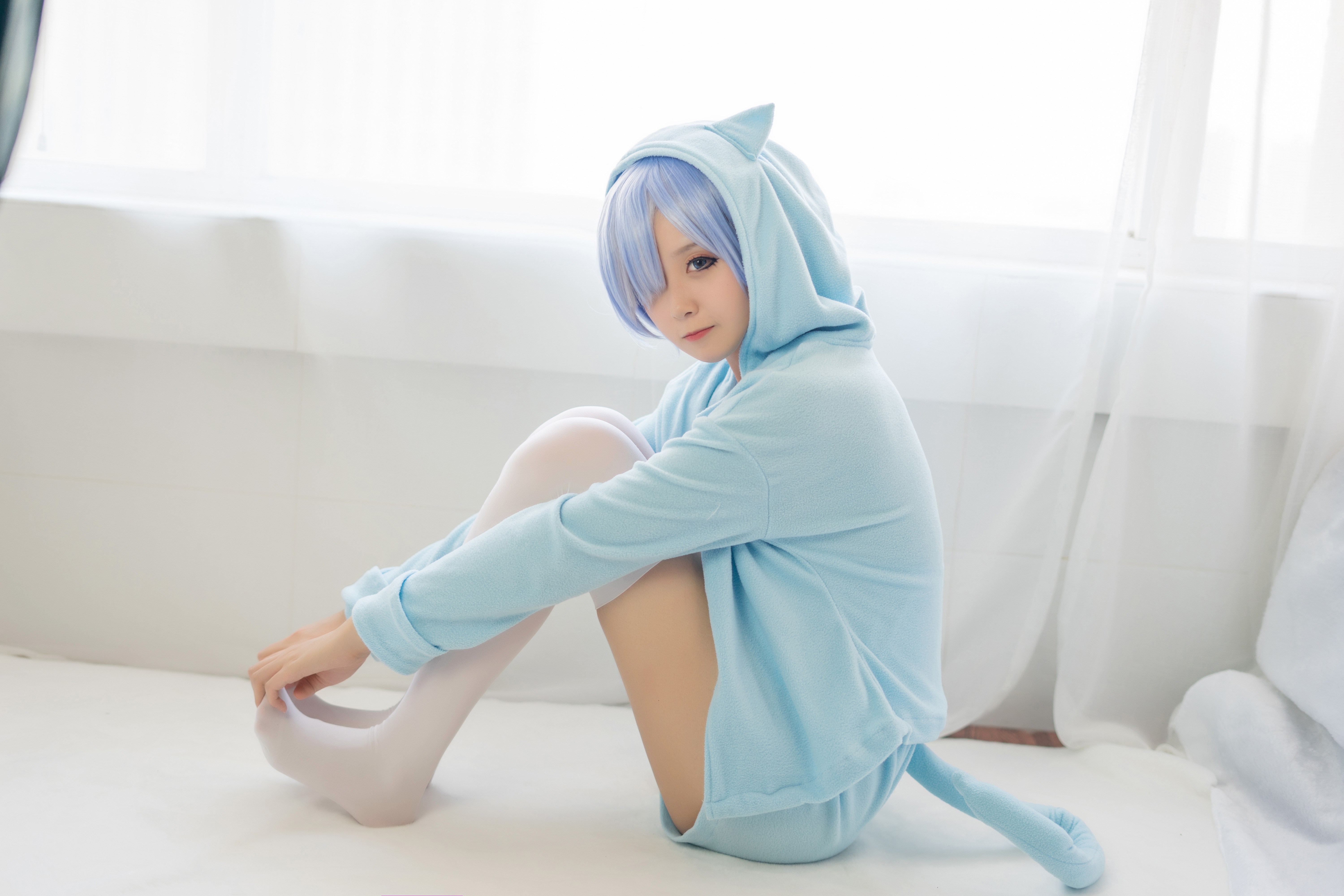 【兔玩映画】蕾姆的蓝色睡衣 兔玩映画 第20张