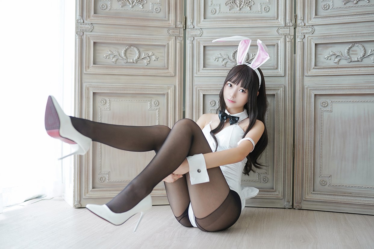 【兔玩映画】兔女郎vol.17-白兔 兔玩映画 第15张