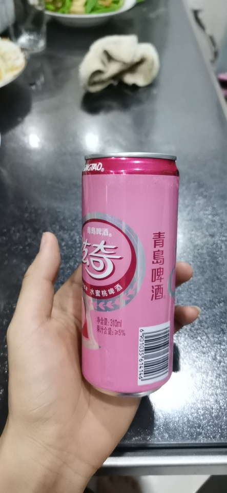青岛啤酒 炫奇果啤水蜜桃味11度310ml*12罐晒单图