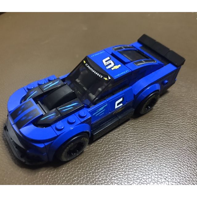 lego樂高speed賽車系列雪佛蘭卡羅zl1賽車75891積木玩具