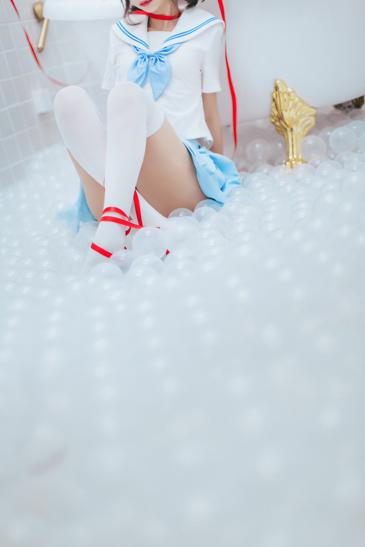 【兔玩映画】睡衣与浴室的水手服 兔玩映画 第41张