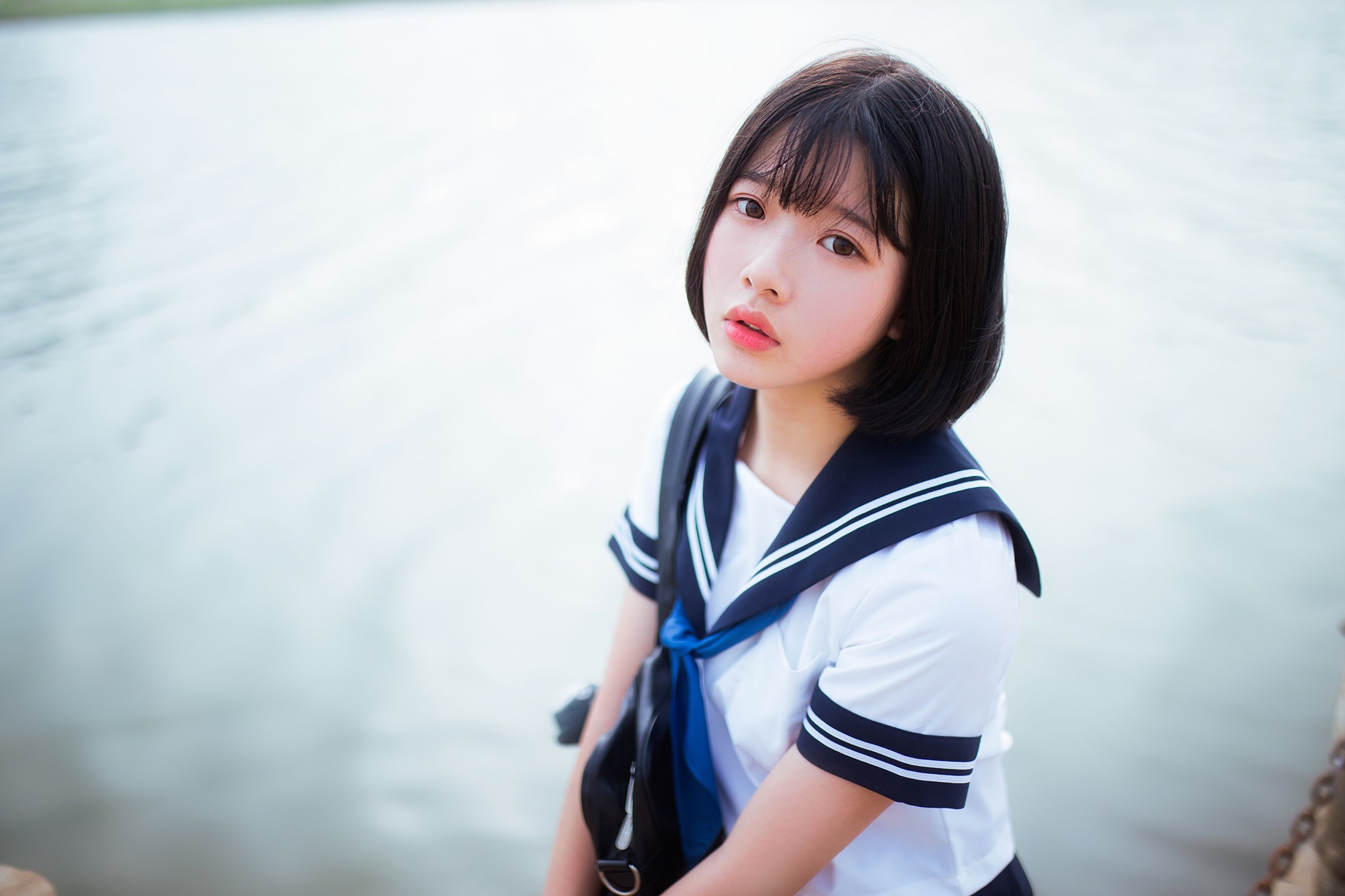 【兔玩映画】水手服-你笑的颜色 兔玩映画 第41张