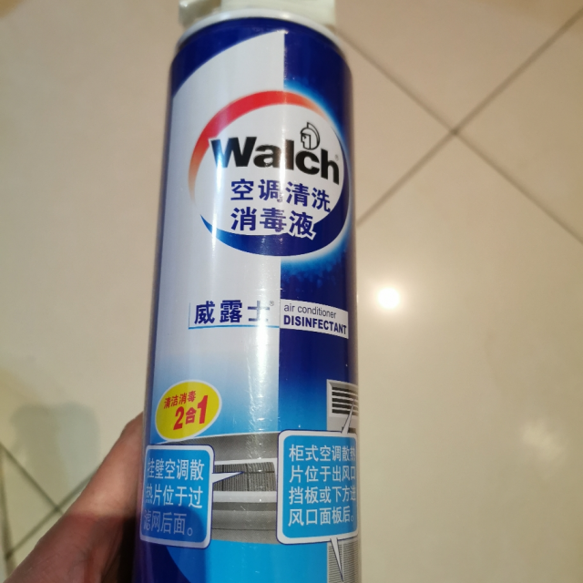 威露士walch空調清洗消毒液消毒劑500ml免洗速幹櫃機掛機車用通用噴霧