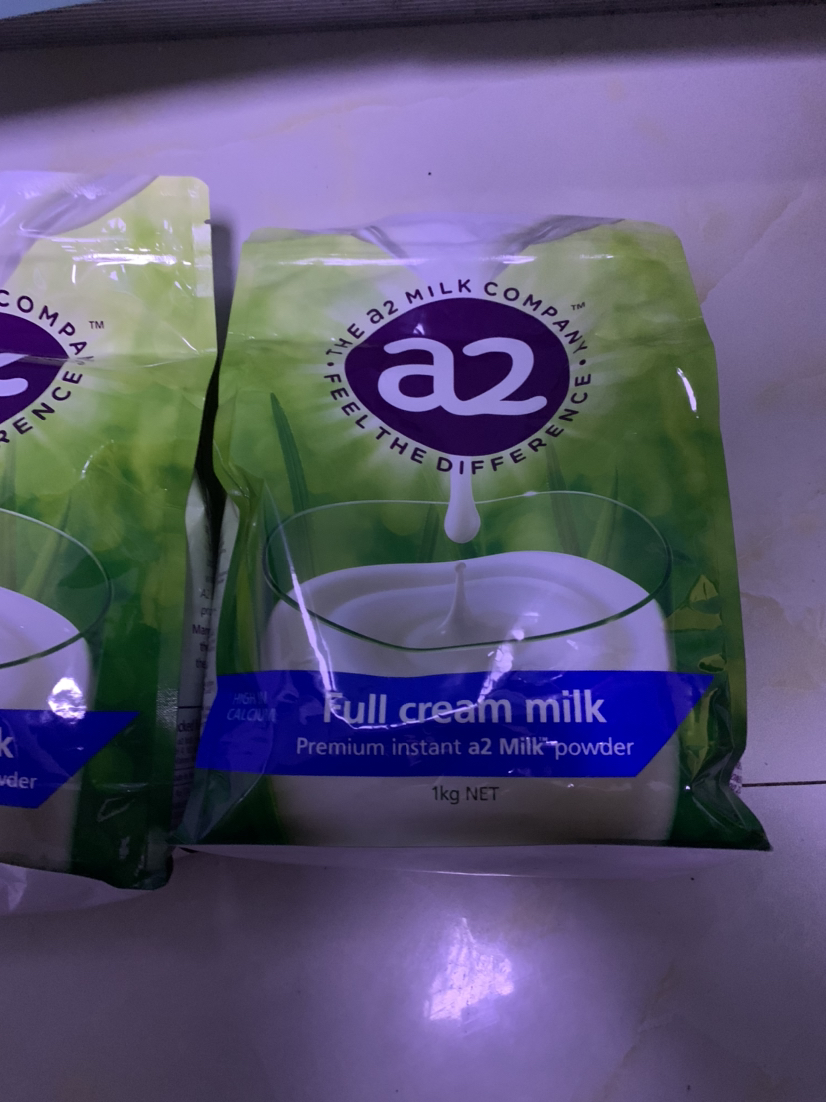 【直降20】2件装|the a2 milk company 澳洲a2全脂高钙成人奶粉12岁